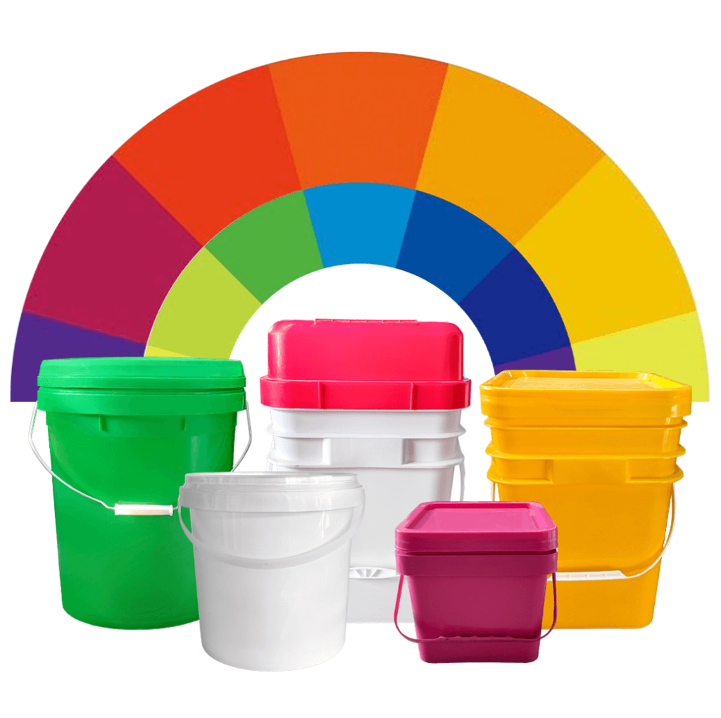 Customizable plastic bucket