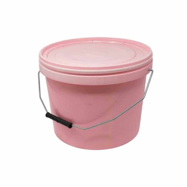 2 Gallon Round PP Pink Bucket
