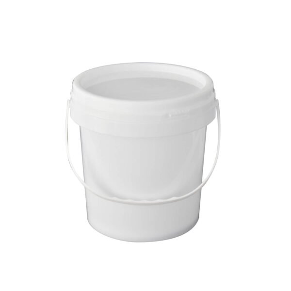 4 Gallon Circular White Plastic Bucket