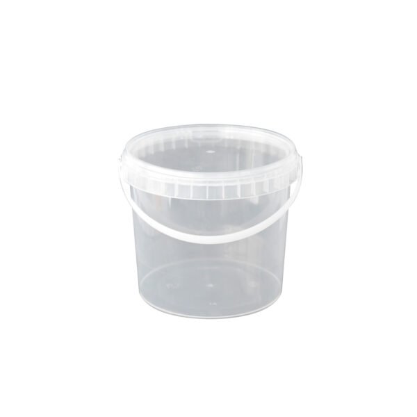 1L Round PP clear bucket
