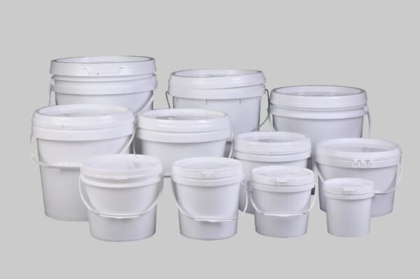 Round And Oval Plastic Buckets With Various Capacities