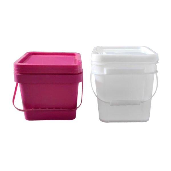Square small capacity plastic square bucket