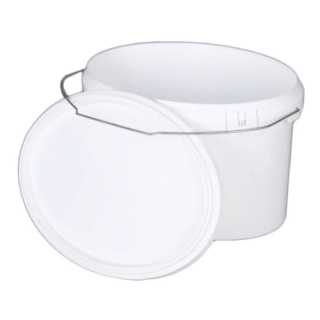Oval Plastic Bucket With Iron Handle