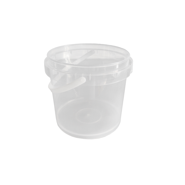 1 Gallon Clear Thin Wall Plastic ​Buckets