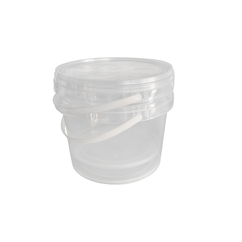 3L Round Clear Plastic Pail