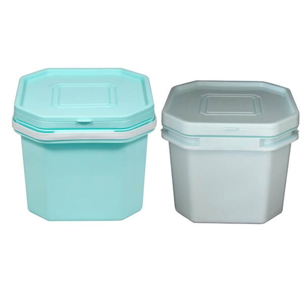 Small capacity plastic octagonal bucket