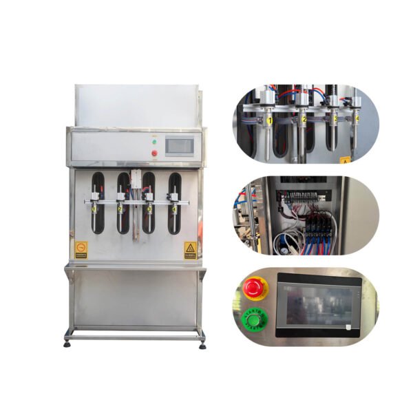 Four-nozzle Semi-automatic Paint Filling Machine - Image 2