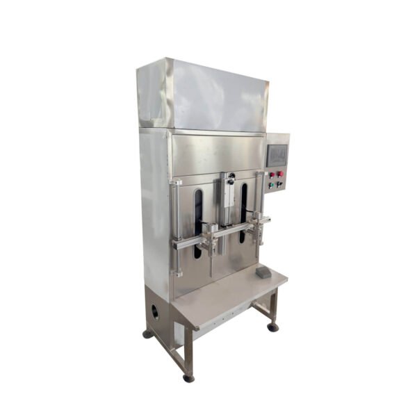 Side view Two-nozzle Semi-automatic Paint Filling Machine
