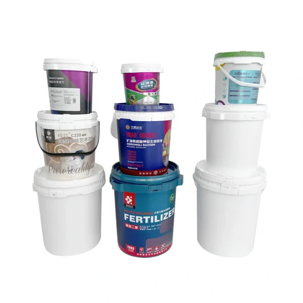 2.5Qt Plastic Fertilizer Buckets with Lid - Image 3