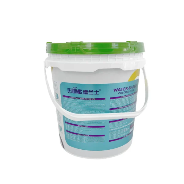 5 Quart Plastic Bucket for Ceramic Epoxy Composite with plastic handle