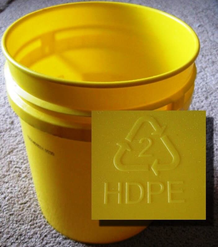 #2 HDPE bucket