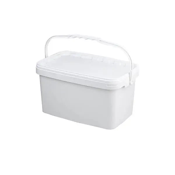 19L Oblong Plastic Buckets with Tamper-proof Lid