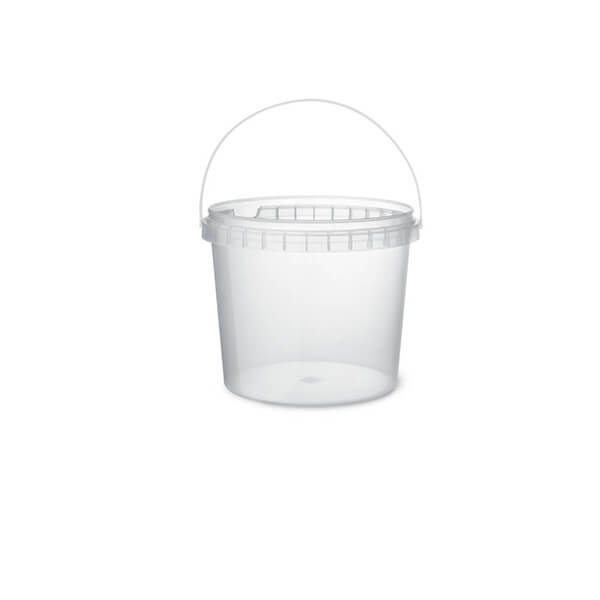 1 Gallon Transparent Wide Mouth Bucket