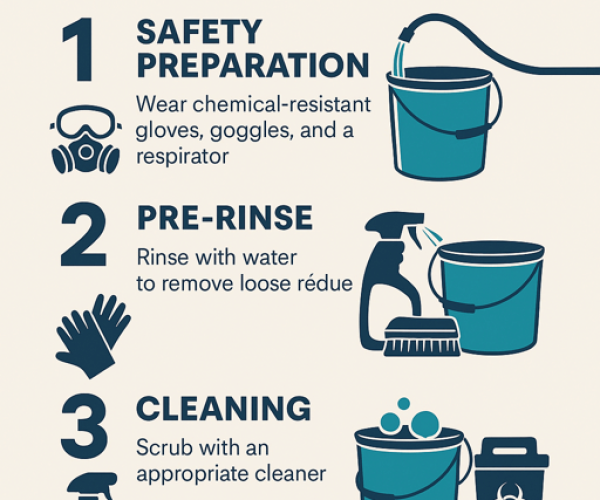 How to Clean Chemicals Out of Plastic Buckets?