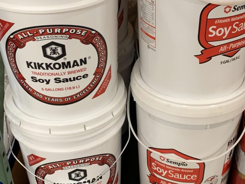Soy sauce bucket