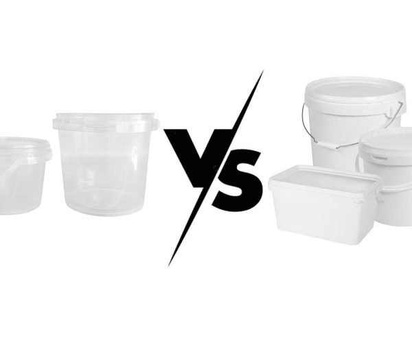 Clear vs. Opaque Plastic Buckets